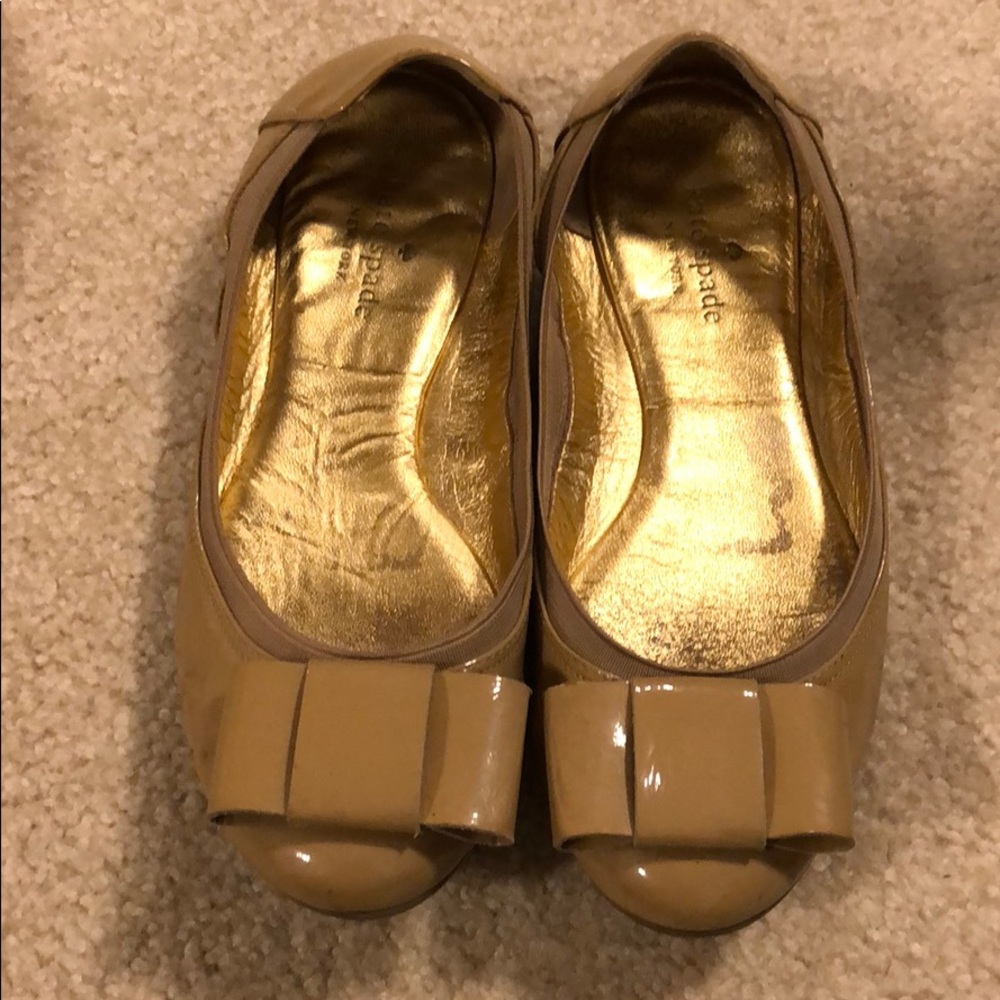 Kate Spade Felice Patent Leather Ballet Flats